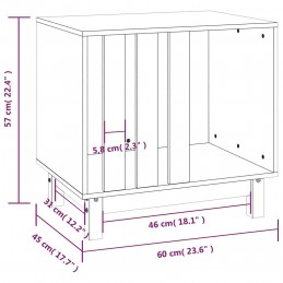 Acquista Casetta per Cani 60x45x57 cm in Legno Massello di Pino con riferimento GHV-822476 della ditta GARDENHOME