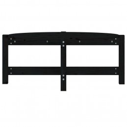 Acquista Tavolino da Salotto Nero 87x48x35 cm in Legno Massello di Pino con riferimento GHV-822326 della ditta 