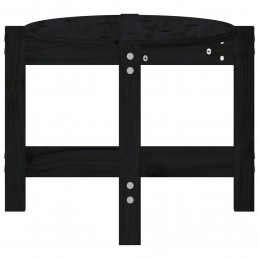 Acquista Tavolino da Salotto Nero 87x48x35 cm in Legno Massello di Pino con riferimento GHV-822326 della ditta 