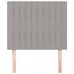 Acquista Testiera 2 pz Grigio Chiaro 80x5x78/88 cm in Tessuto con riferimento GHV-3116544 della ditta 