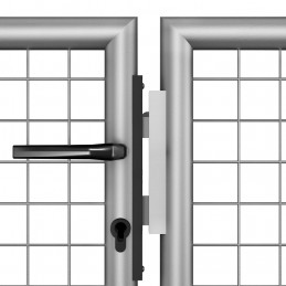 Acquista Cancello per Giardino in Acciaio Zincato 306x200 cm Argento con riferimento GHV-144764 della ditta 