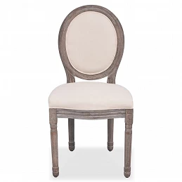 Acquista Sedie da Pranzo 6 pz Crema in Tessuto con riferimento GHV-274620 della ditta 