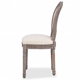 Acquista Sedie da Pranzo 6 pz Crema in Tessuto con riferimento GHV-274620 della ditta 