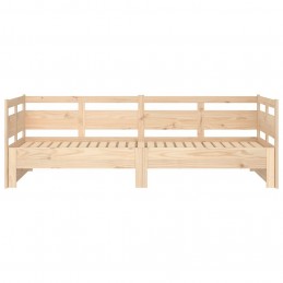 Acquista Dormeuse Estraibile in Legno Massello di Pino 2x(80x200) cm con riferimento GHV-820317 della ditta 