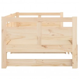 Acquista Dormeuse Estraibile in Legno Massello di Pino 2x(80x200) cm con riferimento GHV-820317 della ditta 