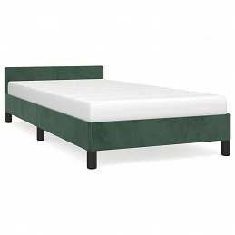 Acquista Giroletto con Testiera Verde Scuro 90x200 cm in Velluto con riferimento GHV-347552 della ditta 