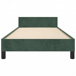 Acquista Giroletto con Testiera Verde Scuro 90x200 cm in Velluto con riferimento GHV-347552 della ditta 