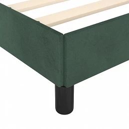 Acquista Giroletto con Testiera Verde Scuro 90x200 cm in Velluto con riferimento GHV-347552 della ditta 