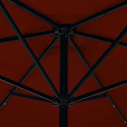 Acquista Ombrellone da Esterni con LED e Palo Acciaio 300 cm Terracotta con riferimento GHV-313757 della ditta 
