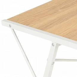 Acquista Scrivania con Mensole Bianca e Rovere 116x50x93 cm con riferimento GHV-20291 della ditta 