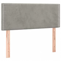 Acquista Letto a Molle Materasso e LED Grigio Chiaro 120x200 cm Velluto con riferimento GHV-3134333 della ditta 