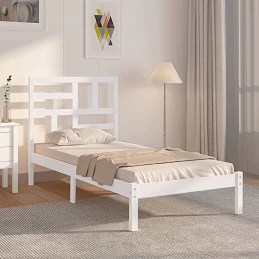 Acquista Giroletto Bianco in Legno Massello 90x200 cm con riferimento GHV-3105936 della ditta 