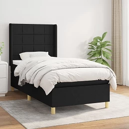 Acquista Giroletto a Molle con Materasso Nero 90x190 cm in Tessuto con riferimento GHV-3131955 della ditta 