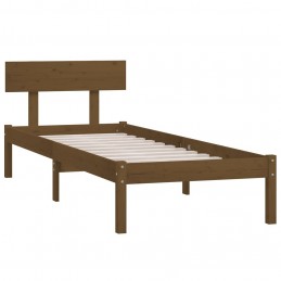 Acquista Giroletto Miele Legno Massello di Pino 90x190cm UK Small Single con riferimento GHV-810115 della ditta 