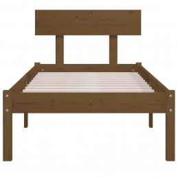 Acquista Giroletto Miele Legno Massello di Pino 90x190cm UK Small Single con riferimento GHV-810115 della ditta 