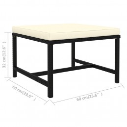 Acquista Set Divani da Giardino 4 pz con Cuscini in Polyrattan Nero con riferimento GHV-313516 della ditta 
