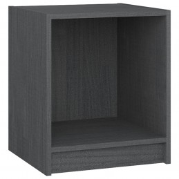 Acquista Comodini 2 pz Grigi 35,5x33,5x41,5 cm in Legno Massello di Pino con riferimento GHV-809924 della ditta 
