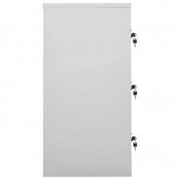 Acquista Armadietti con Chiave 5 pz Grigio Chiaro 90x45x92,5 cm Acciaio con riferimento GHV-3095243 della ditta 
