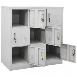 Acquista Armadietti con Chiave 5 pz Grigio Chiaro 90x45x92,5 cm Acciaio con riferimento GHV-3095243 della ditta 