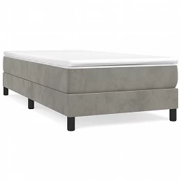 Acquista Giroletto a Molle Grigio Chiaro 100x200 cm in Velluto con riferimento GHV-3120754 della ditta 