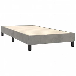 Acquista Giroletto a Molle Grigio Chiaro 100x200 cm in Velluto con riferimento GHV-3120754 della ditta 