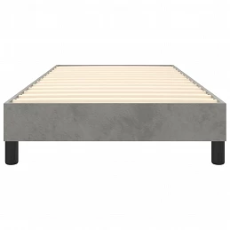 Acquista Giroletto a Molle Grigio Chiaro 100x200 cm in Velluto con riferimento GHV-3120754 della ditta 