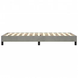 Acquista Giroletto a Molle Grigio Chiaro 100x200 cm in Velluto con riferimento GHV-3120754 della ditta 