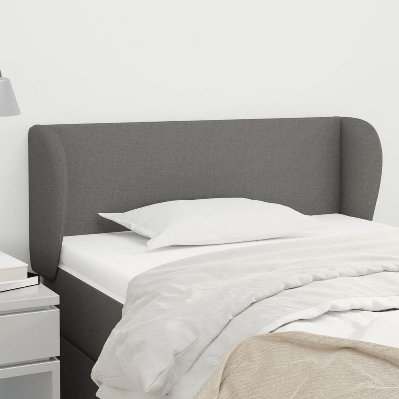 Acquista Testiera ad Orecchio Grigio Scuro 83x23x78/88 cm in Tessuto con riferimento GHV-3116839 della ditta 