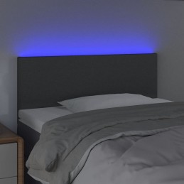 Acquista Testiera a LED Grigio Scuro 80x5x78/88 cm in Tessuto con riferimento GHV-3121307 della ditta 