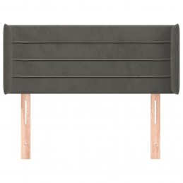 Acquista Testiera ad Orecchio Grigio Scuro 103x16x78/88 cm in Velluto con riferimento GHV-3118951 della ditta 