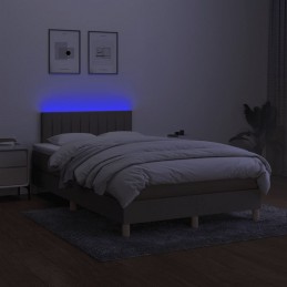 Acquista Letto a Molle con Materasso e LED Tortora 120x200cm in Tessuto con riferimento GHV-3133865 della ditta 