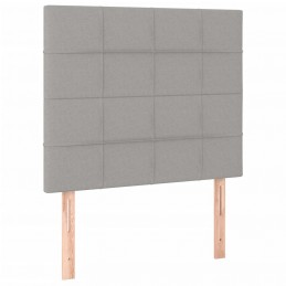 Acquista Testiera a LED Grigio Chiaro 80x5x118/128 cm in Tessuto con riferimento GHV-3122398 della ditta 