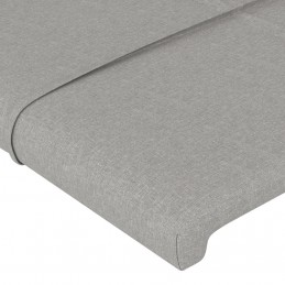 Acquista Testiera a LED Grigio Chiaro 80x5x118/128 cm in Tessuto con riferimento GHV-3122398 della ditta 