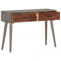 Acquista Tavolo Consolle Grigio 110x35x75 cm in Massello di Mango Grezzo con riferimento GHV-321807 della ditta 