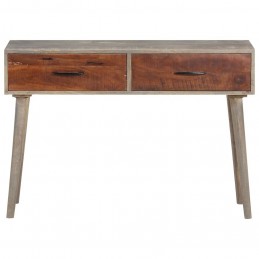 Acquista Tavolo Consolle Grigio 110x35x75 cm in Massello di Mango Grezzo con riferimento GHV-321807 della ditta 