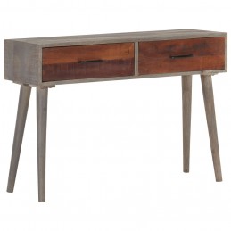 Acquista Tavolo Consolle Grigio 110x35x75 cm in Massello di Mango Grezzo con riferimento GHV-321807 della ditta 