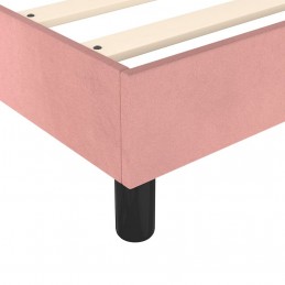 Acquista Giroletto a Molle con Materasso Rosa 180x200 cm in Velluto con riferimento GHV-3144698 della ditta 