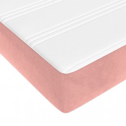 Acquista Giroletto a Molle con Materasso Rosa 180x200 cm in Velluto con riferimento GHV-3144698 della ditta 
