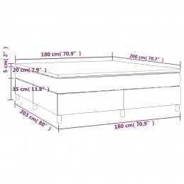 Acquista Giroletto a Molle con Materasso Rosa 180x200 cm in Velluto con riferimento GHV-3144698 della ditta 