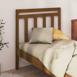 Acquista Testiera per Letto Miele 106x4x100 cm in Legno Massello di Pino con riferimento GHV-817778 della ditta 