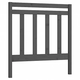 Acquista Testiera per Letto Grigia 106x4x100cm in Legno Massello di Pino con riferimento GHV-817777 della ditta 