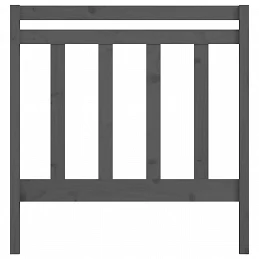 Acquista Testiera per Letto Grigia 106x4x100cm in Legno Massello di Pino con riferimento GHV-817777 della ditta 