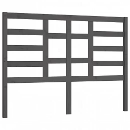 Acquista Testiera per Letto Grigia 156x4x104cm in Legno Massello di Pino con riferimento GHV-818147 della ditta 