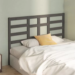 Acquista Testiera per Letto Grigia 156x4x104cm in Legno Massello di Pino con riferimento GHV-818147 della ditta 