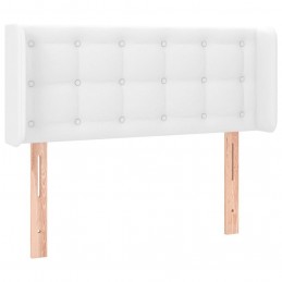 Acquista Testiera ad Orecchio Bianca 103x16x78/88 cm in Similpelle con riferimento GHV-3118853 della ditta 