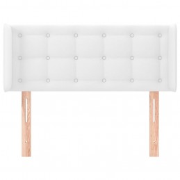 Acquista Testiera ad Orecchio Bianca 103x16x78/88 cm in Similpelle con riferimento GHV-3118853 della ditta 