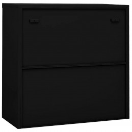 Acquista Armadio per Ufficio Anta Scorrevole Nero 90x40x90cm Acciaio con riferimento GHV-335952 della ditta 