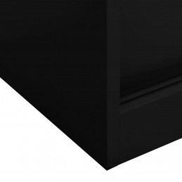 Acquista Armadio per Ufficio Anta Scorrevole Nero 90x40x90cm Acciaio con riferimento GHV-335952 della ditta 