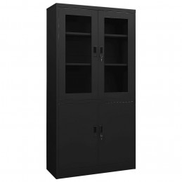 Acquista Armadio per Ufficio Nero 90x40x180 cm in Acciaio con riferimento GHV-335948 della ditta 