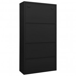 Acquista Armadio per Ufficio Nero 90x40x180 cm in Acciaio con riferimento GHV-335948 della ditta 